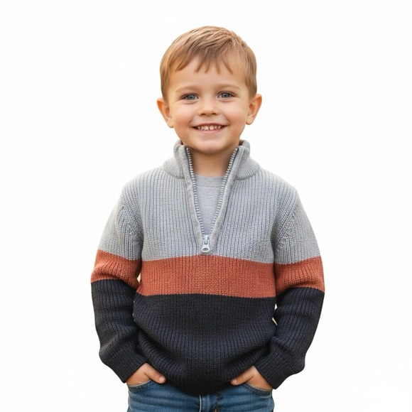 ❤️4 for $20❤️ Primark Toddler Boy's Sweate - Zipper Size 2-3 years - Picture 1 of 13